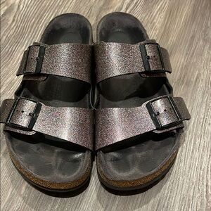 Glittery Double Strap Sandals Birkenstock